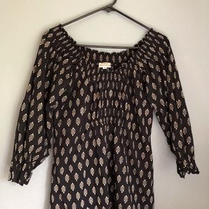 Passementrie Wood Block blouse